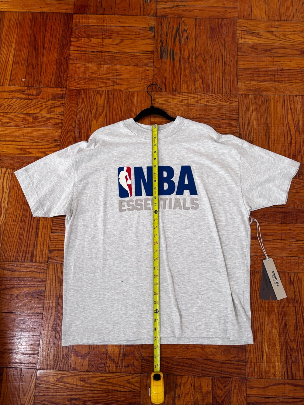 Essentials Light Gray NBA Essentials Logo Tee